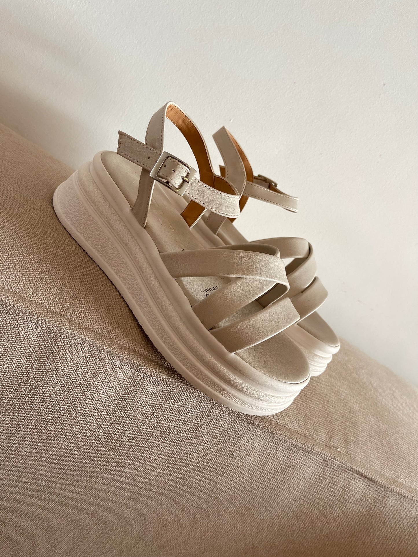 PLATAFORMA CHAD 5CMS CRUDO SEPIA