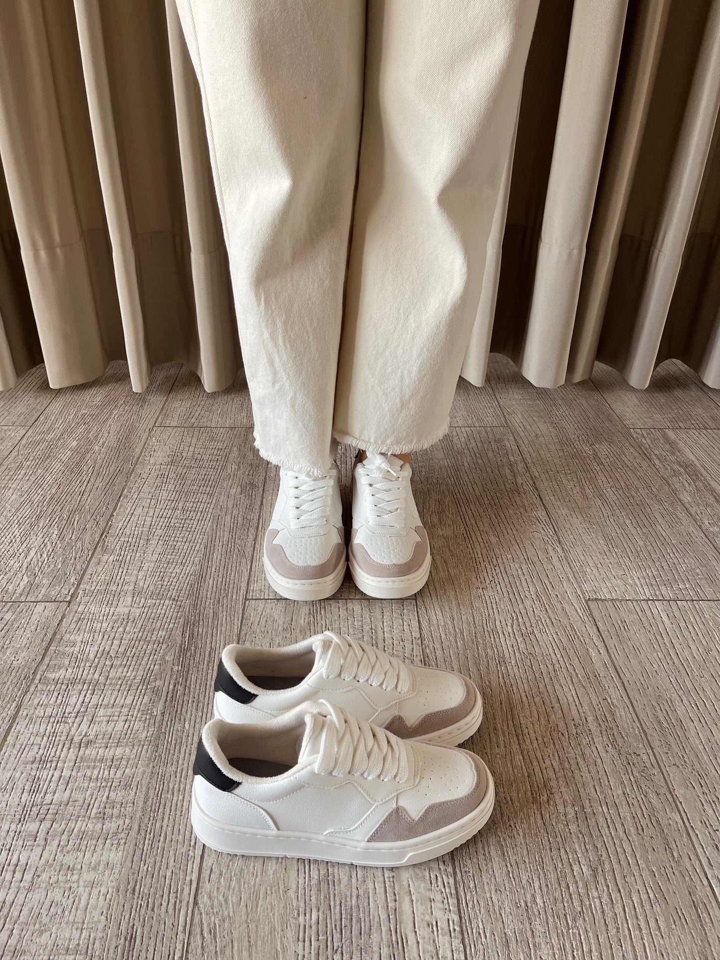 TENIS AU2512 MARFIL X TIERRA X NEGRO