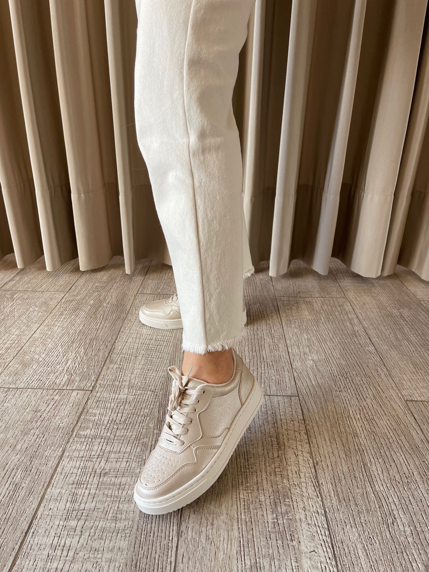 TENIS AU2512 CHAMPAGNE