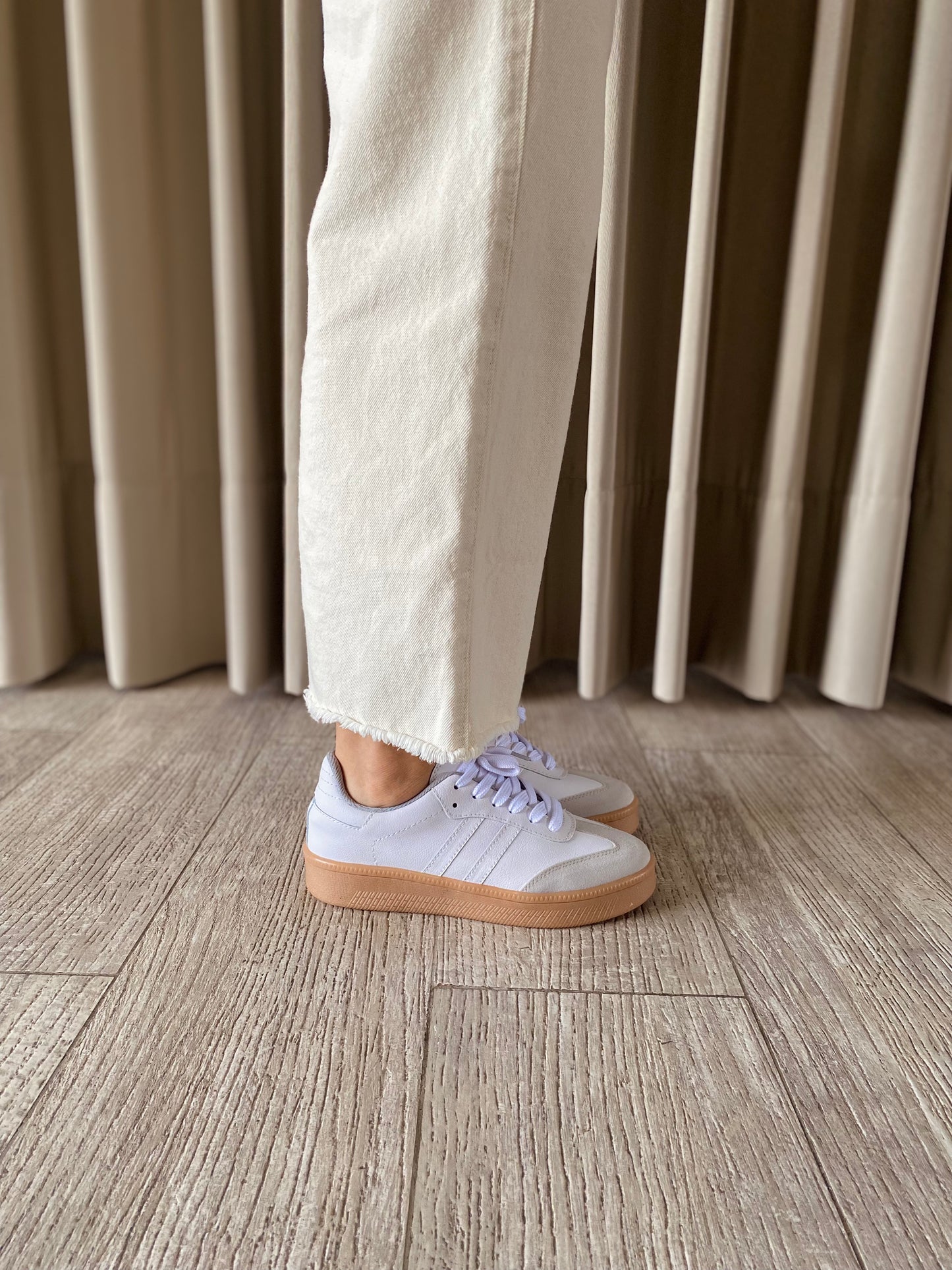 TENIS S+ BLANCO X GRIS