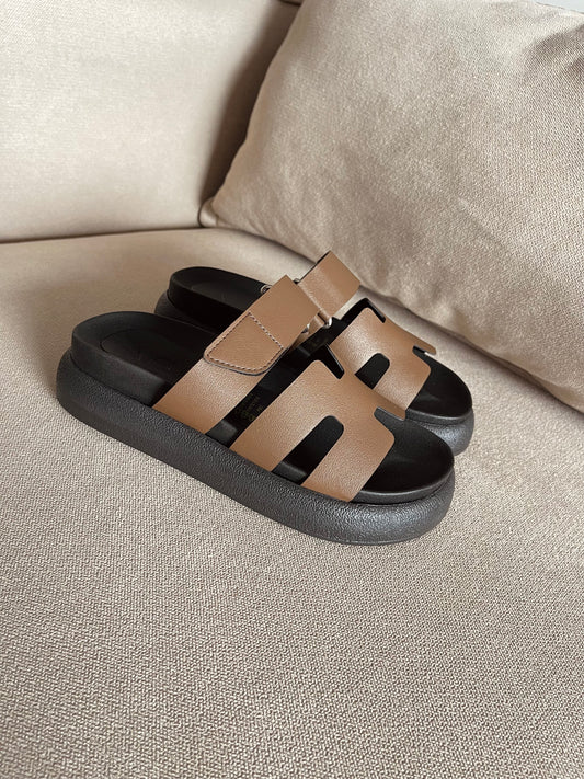 PLATAFORMA KINSHASA 4.5CM CHOCOLATE