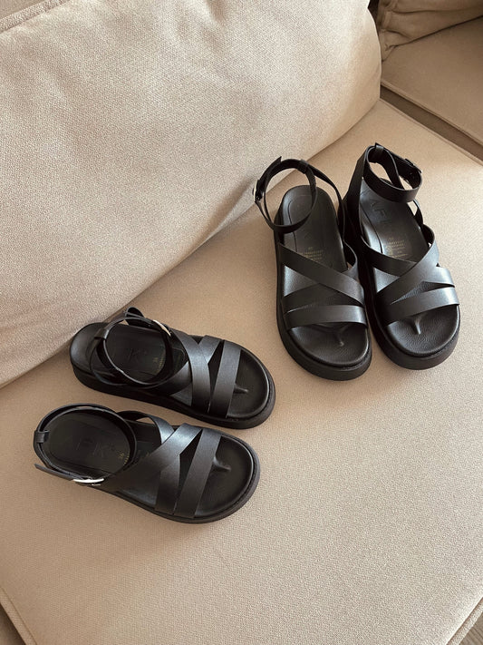 PLATAFORMA NILO 4.5CMS NEGRO