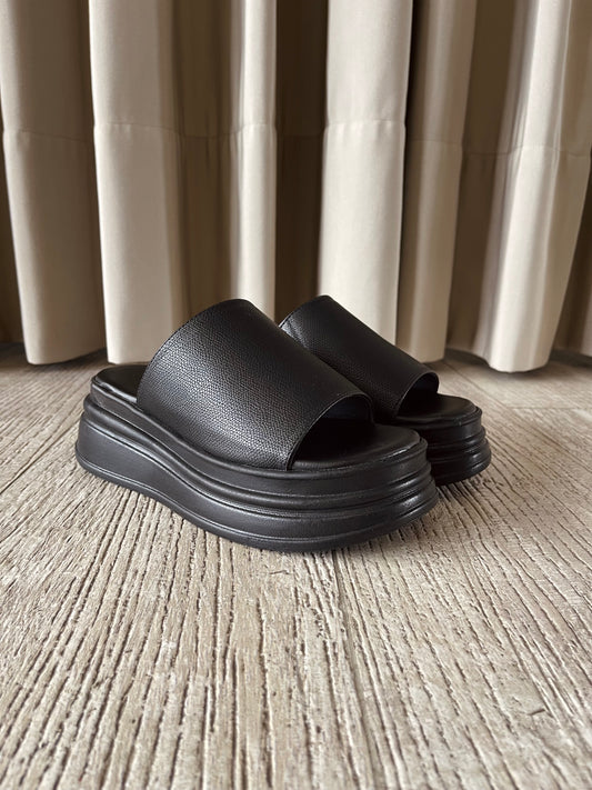 PLATAFORMA BANJUL 6CM NEGRO