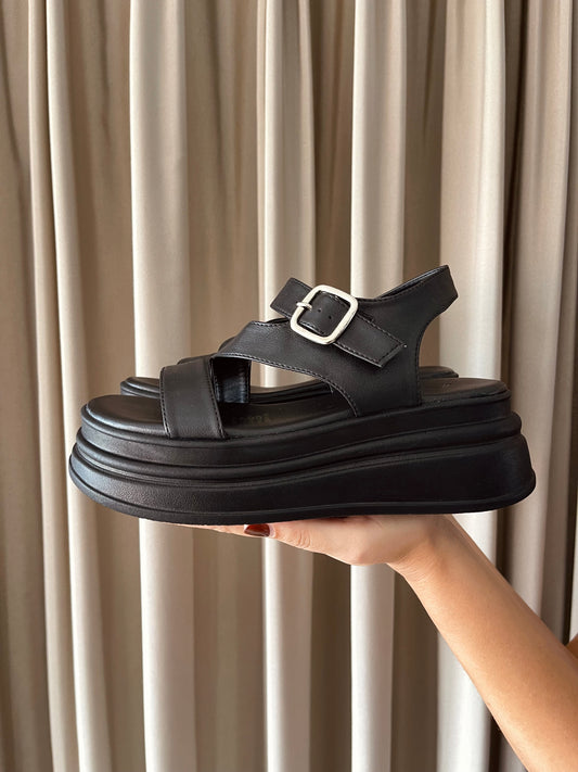 PLATAFORMA KANO 6CM NEGRO