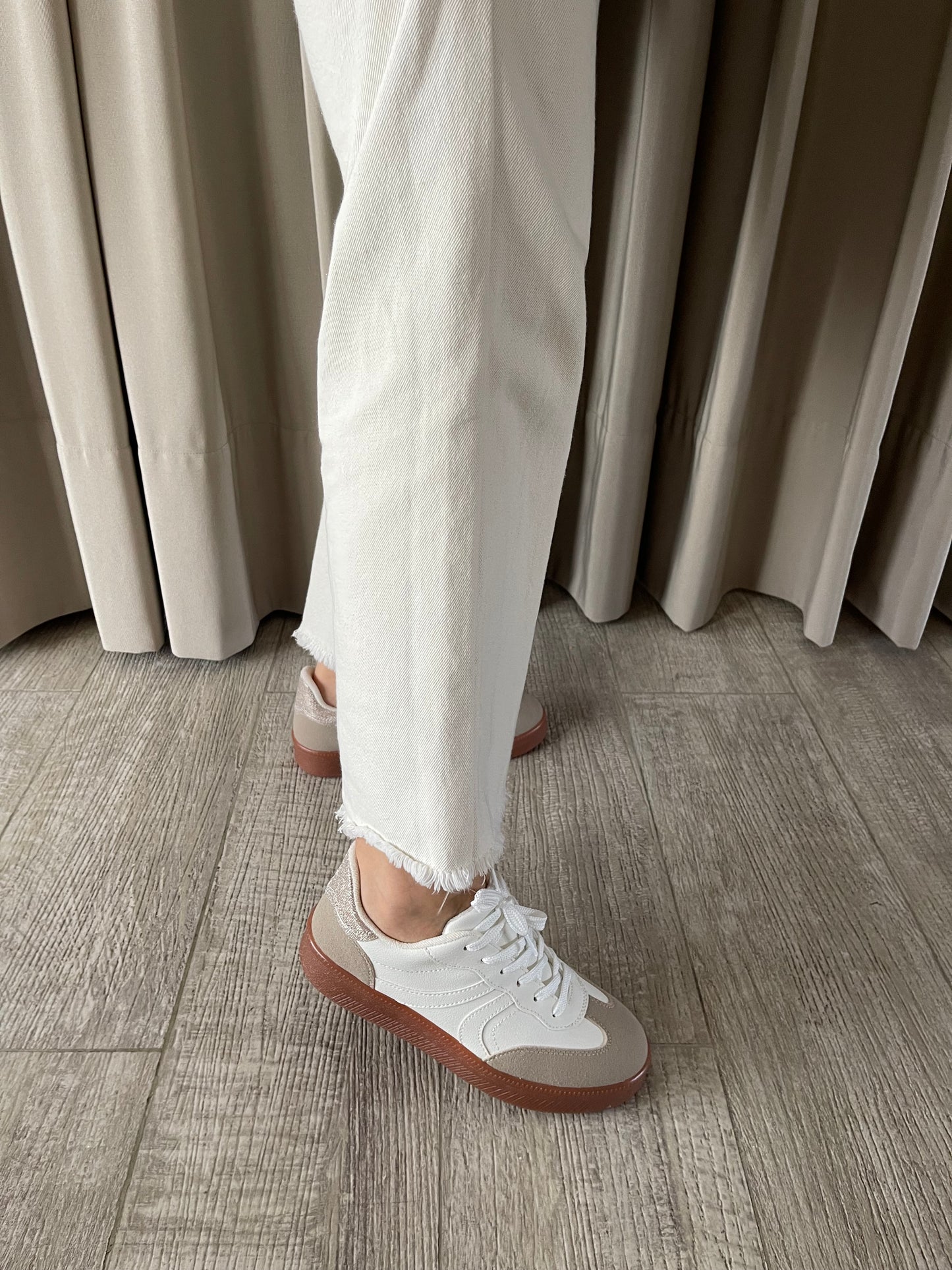 TENIS BALI MARFIL x CHAMPAGNE BRILLO x TIERRA 3CM-✩‧₊˚plantilla memory confort🧽