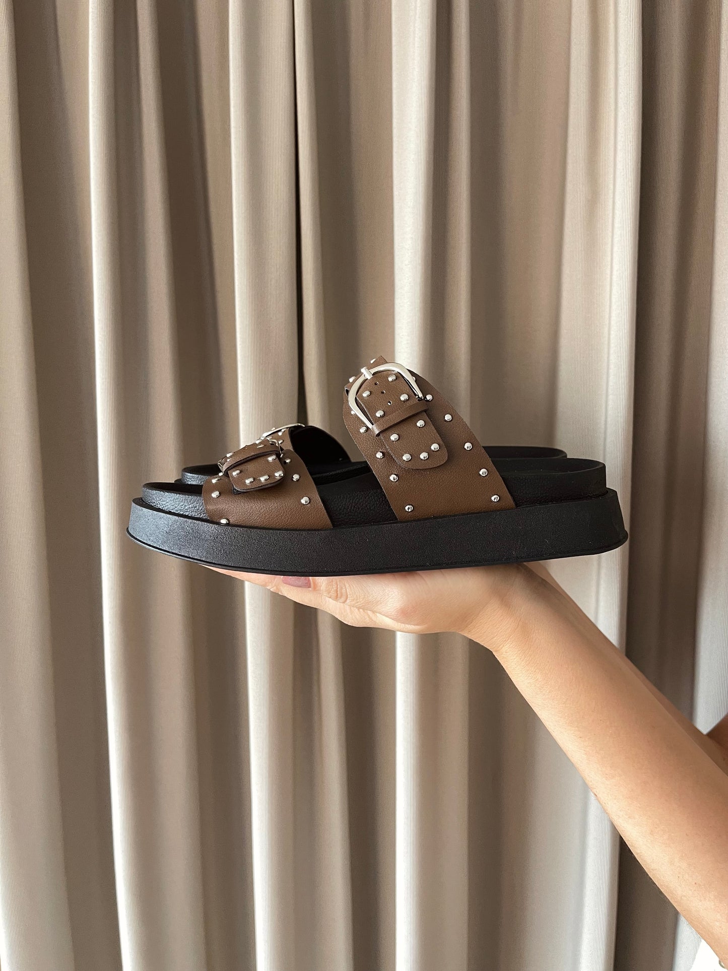 PLATAFORMA MASAI CHOCOLATE TACHE