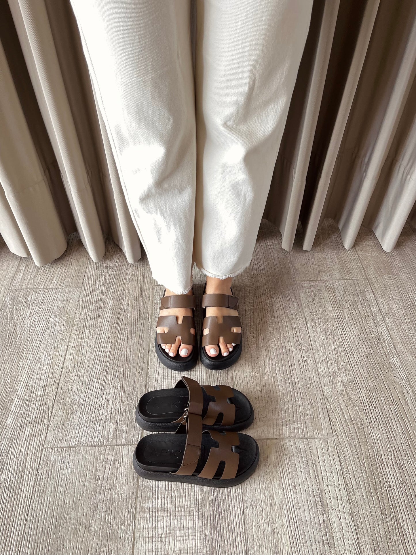 PLATAFORMA KINSHASA 4.5CM CHOCOLATE